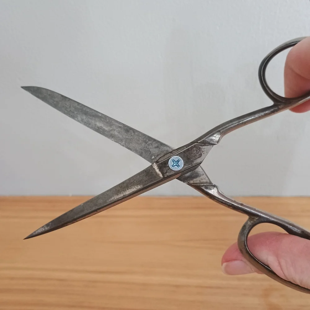 Vintage Crown Cutlery Co Germany Scissors 6.5